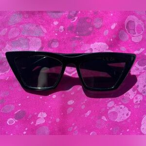Black Cat-Eye Sunglasses